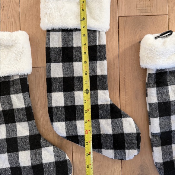 Plaid Christmas Holiday Stockings - Picture 3 of 3